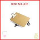 Officemate Recycled Wood Clipboard  3 Inch Clip  1 Pack Clipboard  Memo Size  6