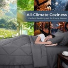 7 Pcs Queen Comforter Set  All Season Reversible Bed In A Bag Queen bedding Set