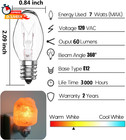 Night Light Bulbs - 7 Watt Night Light Bulbs And Salt Lamps Replacement Bulbs -