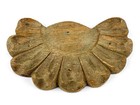 Rosette Flower Wood Carving Panel Antique French Architectural Salvage