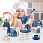 Pretend Play Kitchen Appliances Toy Set With Coffee Maker Machine blende