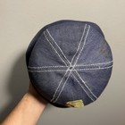 Vintage 50s 60s Raw Blue Denim Bookie Bucket Hat Daisy Mae Conductor Union Made