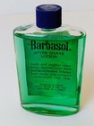 Vintage Barbasol After Shave Lotion 4 Fl Oz Prop Pfizer 1970s Glass Bottle 