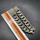 Beautiful Antique Tibetan Dragon Carved Bronze Bracelet 