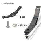 8 Pcs 2020 135 Degree Angle Bracket Aluminum Extrusion Corner Fits T v Slot