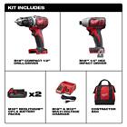 Milwaukee 2691-22 Compact Drill And Impact Driver Combo Kit 18-volt