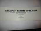 2003 Ben Harper Diamonds On The Inside Us Promo Only 10 Inch Wide Sticker Set
