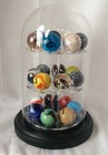 Glass Dome With Acrylic 21 Marble Display Insert  305mh