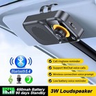 Bluetooth 5 0 Car Kit Speakerphone Hands Free Sun Visor Clip Loud Speaker Phone