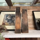 Chippy White Paint Corbels - Architectural Salvage - Rustic Farmhouse Decor