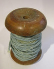 Vintage Wooden Apple Core Style Thread Spool Bobbin Primitive Sewing Tool 