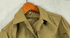 Ww2 Us Army M37 Wool Shirt Infantry Gas Flap Vintage 40s Sz 32 Od Green Flannel