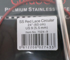 Chiaogoo Red Lace Circular Knitting Needles 24  Us 9 Stainless Steel