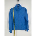 Columbia Rain Jacket Windbreaker Lightweight Packable Blue Coat Size M