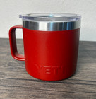 Yeti Rambler 14oz Stainless Steel Mug Red Burgundy 4344