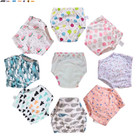 10 Pcs Reusable Baby Training Pants Washable Kids Cloth Diaper Nappies Changing 