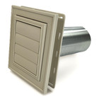 Mid America 8  X 7  Vinyl Master Dryer Exhaust Vent Cover Monterrey Sand 362