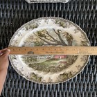 Vintage Rare Johnson Bros  the Friendly Village  Large Soup Tureen  oval Plate
