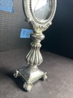 Vintage Style Ornate Aluminum Vanity Mirror 12 5    Tabletop Stand Mirror  r83