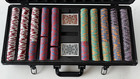 Poker Chips Set 750 Ct With Two New Playing Card Decks - Non-denominated Chips
