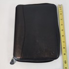 Franklin Covey Planner Blk Genuine Leather 7 Ring Binder Classic 9 5    X 7 5   