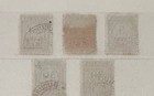 B- 1863 Sachsen German 5 Stamps Mnh Michel 8  Scott A 6