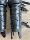 Diamond Ix3  Umpire Shin Guards All Black Diamond Double Knee Umpire Leg Guards