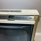 Retro Vintage Admiral Eleven Inch 11  Portable Tv Usa Made For Parts Or Repairs