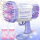 Purple Bubble Gun Machine- 69 Hole Bubble Machine Gun