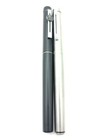 2x Shaeffer Targa  Brushed Steel   Matte Black  One W unknown Insignia