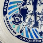 Wham-o Ultimate Frisbee Disc 175g White Reflective Blue Vtg Style Flying Disc