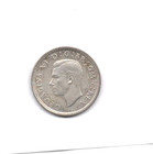 Great Britain 1945 George Vi Silver 6 Pence Km  852  Au