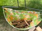 Vintage Clothes Pins Bag With Hanger And 35 Clothes Pins