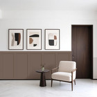 Premade Board And Batten Paintable Wainscoting Kit  Mdf Accent Wall Panel For Ki