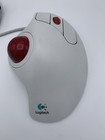 Logitech Trackman Marble Wheel Ball Usb Computer Mouse Model T-bb13 Tested 
