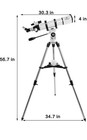 Telescope 600x90mm Az Astronomical Refractor Telescope For Adults Astronomy