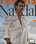 Rafael Nadal Autographed French Open 3 8x10 Photo Set Jsa Coa Framed Plate 34x16
