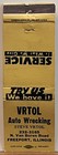 Vrtol Auto Wrecking Freeport Il Illinois Vintage Matchbook Cover