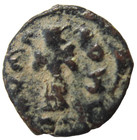 Byzantine Empire  Ae 6 Nummi  Heraclius  610-641 Ad  Alexandria Mint  Scarce 