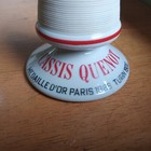 Antique 1910 Cassis Quenot Dijon Advertising Porcelain Match Holder Striker