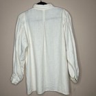 Wallmann Austria Linen Blend Button Front Jacket Women s  eu 38  M Cottagecore