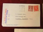 4 Australia Covers Wwii Two Censored   1953 Melbourne To Flying Tiger Lockheed