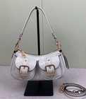 New Coach  Ashton Baguette Bag Patent Leather Pearl Cv943 Outlet