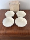 4-new In Box Mcm Mushroom Kaj Frank Finland Finel 5 5  Enamel Bowls