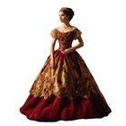 Historical Victorian Prom Dresses  Appliques Lace Medieval Princess Evening Gown
