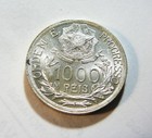 Brazil 1913 Silver 1000 Reis Km510 High Grade