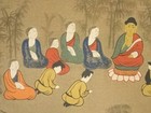 Japanese Woodblock Print  used   cafes And Painting  Buddhist Theories Illustrat