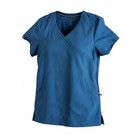   koi Lite Scrub Set Womens Medium Blue V-neck Top Cargo Pants Mechanical Stretch