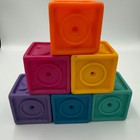 Disney Winnie The Pooh Soft Stacking Blocks Set 6 Characters Shapes Toddler Toy