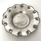 Vintage Nekrasoff Hand Hammered Silver Plated Bowl Dish  - Art Neveau - Rare